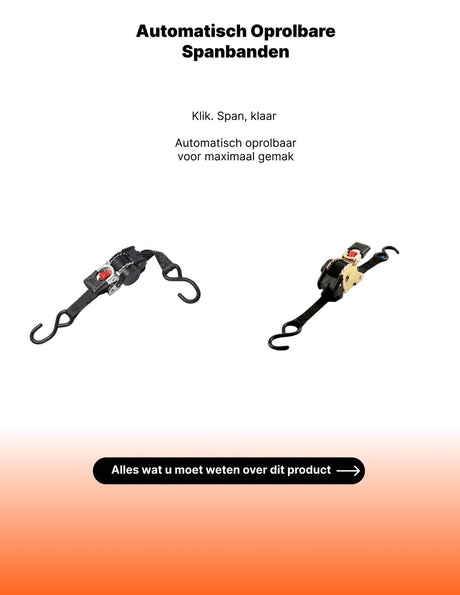 Automatisch oprolbare spanbanden: de slimme, veilige en snelle oplossing voor elke lading
