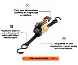 Automatisch einziehbarer Zurrgurt | 600 kg