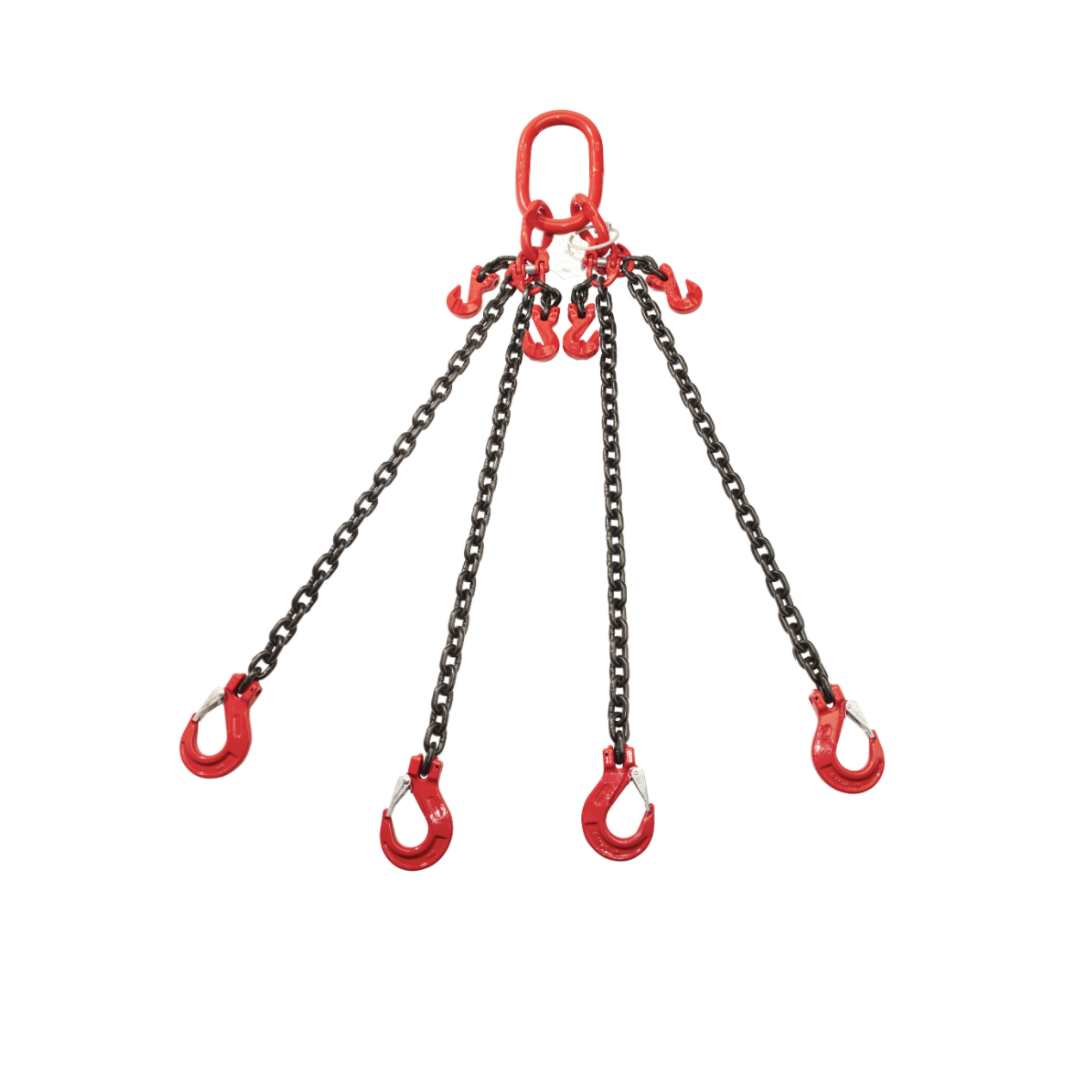 Chain 4-Sprong with Flap and Shortening Hooks | 6MM