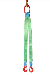 Lifting strap 2-Sprong with flap hooks | 2 tons