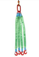 Lifting strap 4-Sprong with flap hooks | 3 tons