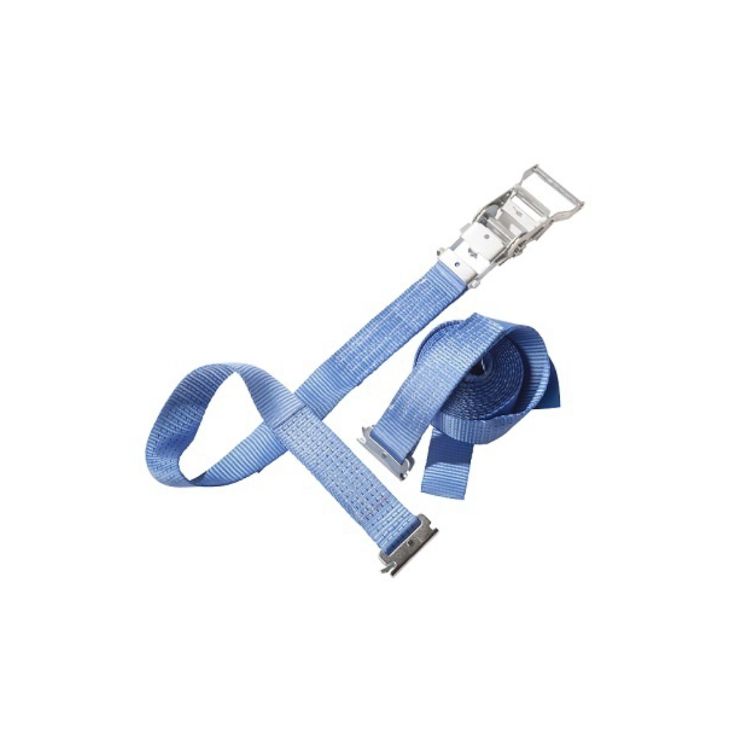 Complete Tensioning Strap with Slotted Hole Fitting | Ratchet section 1 M